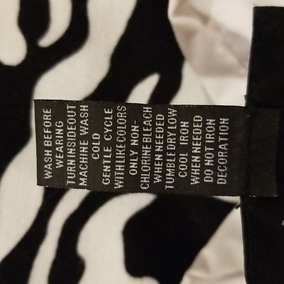 INC Black and White Zebra Print and Ribbed Knit Sweater - Picture 6 of 6